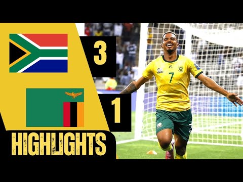 BAFANA BAFANA vs ZAMBIA | MATCH HIGHLIGHTS | ALL GOALS | INTERNATIONAL FRIENDLY 