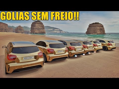 GOLIAS SEM FREIO E DANO SIMULAÇÃO DE MERCEDES PURO OURO DA DANI RUSSO - FORZA HORIZON 3 ONLINE