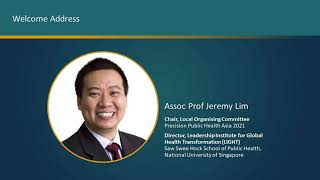 Welcome and Opening Address | PPH Asia 2021