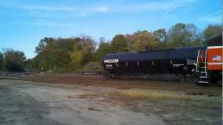 preview picture of video 'Providence & Worcester Railroad Willimantic Special in Plainfield, CT'