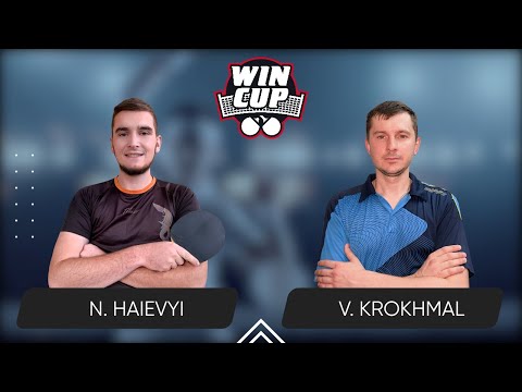 19:45 Nazarii Haievyi - Vitalii Krokhmal West 4 WIN CUP 09.04.2024 | TABLE TENNIS WINCUP