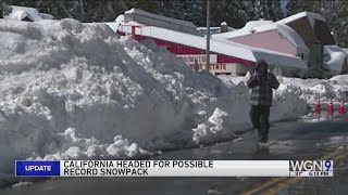 Download lagu Latest storm piles more snow on California mountai... mp3