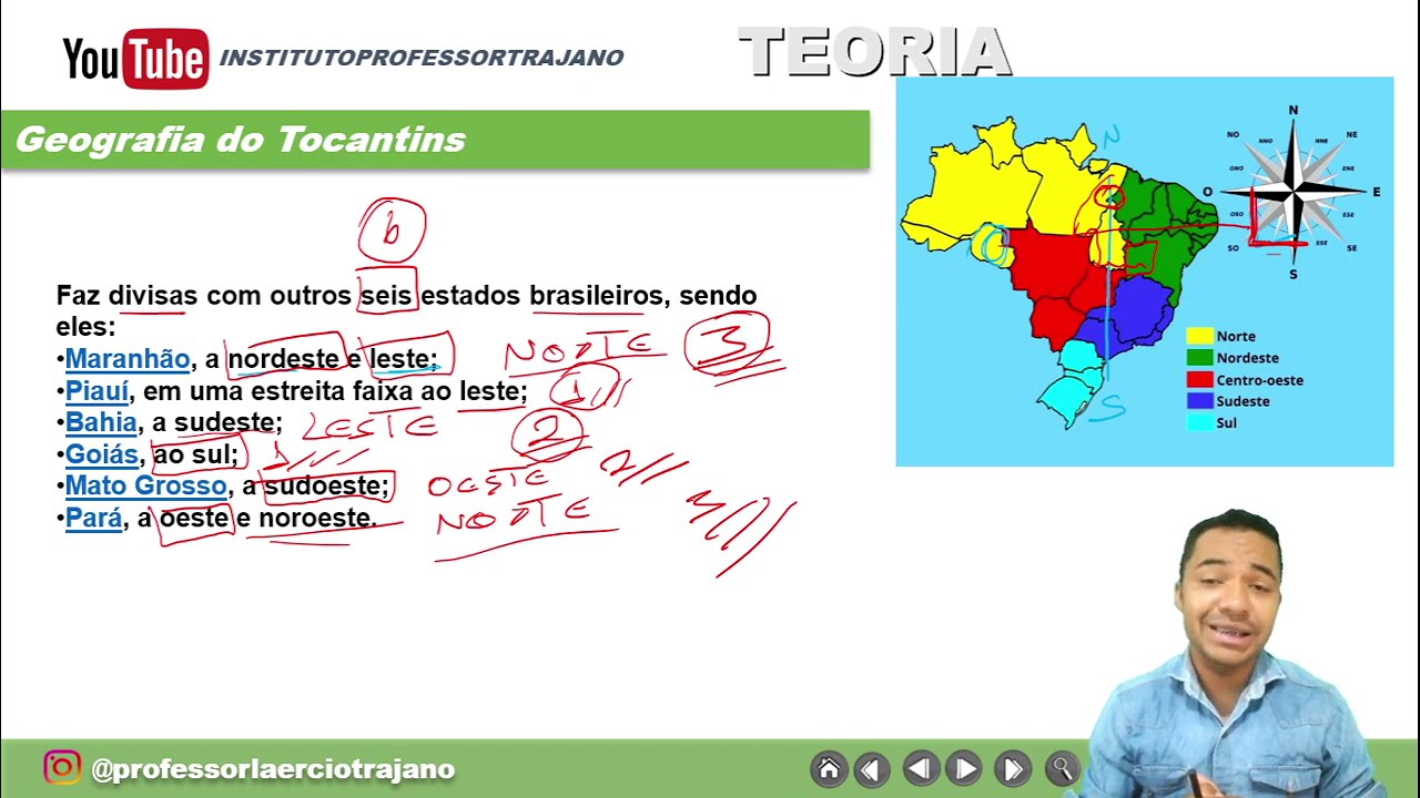 Geografia do Tocantins para concursos
