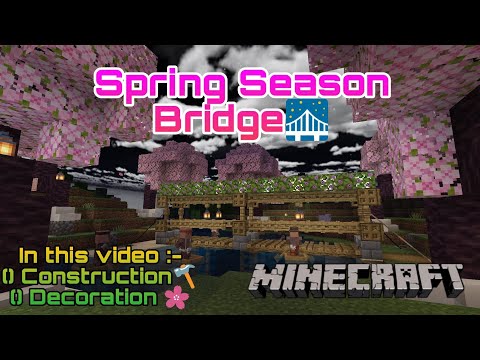 Master the Ultimate Spring Bridge in Minecraft!