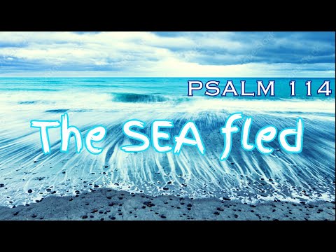 Psalm 114 | The Sea saw it, and fled | The Jordan was driven back.