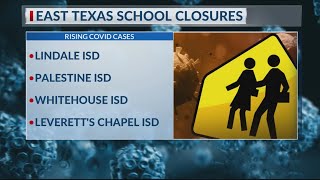 LIST: East Texas schools closing this week