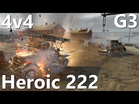 CoH2: Bloodbath 4v4 Hans' team vs Noggano's team G3