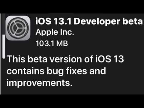 iOS 13.1 developer beta 4 is available