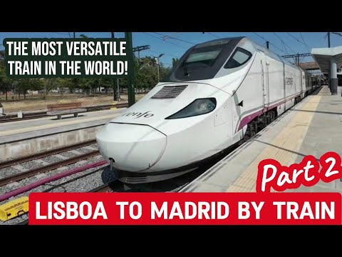How to travel from LISBON to MADRID by train! Part 2 Badajoz to Madrid (4K)