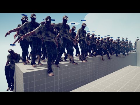 🧟🏼‍♂️100x GIANT ZOMBIE vs GOD UNITS - Totally Accurate Battle Simulator TABS