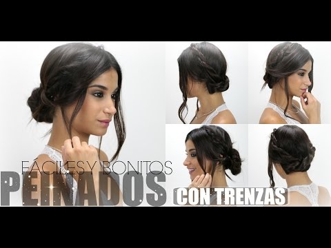 Recogidos con trenzas fáciles: ¡3 peinados en menos de 5 minutos!
