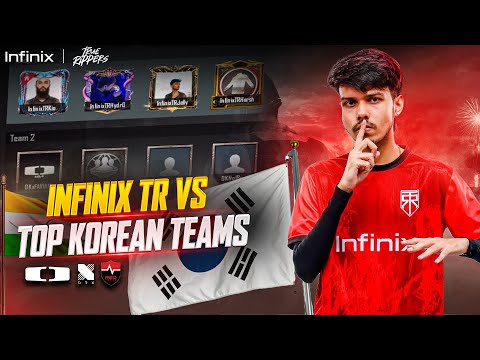 InfinixTR 🇮🇳 VS TOP KOREAN TEAMS 🇰🇷| WOW HIGHLIGHTS | InfinixTRHarsh❤️‍🔥