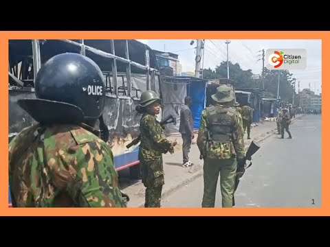 Vehicles torched, shops looted as police clash with protesting Huruma residents