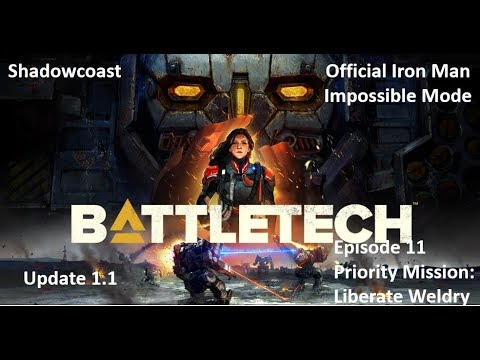 OFFICIAL BATTLETECH Iron Man/Impossible Mode! Priority Mission: First Strike Part 2 (Episode 11)