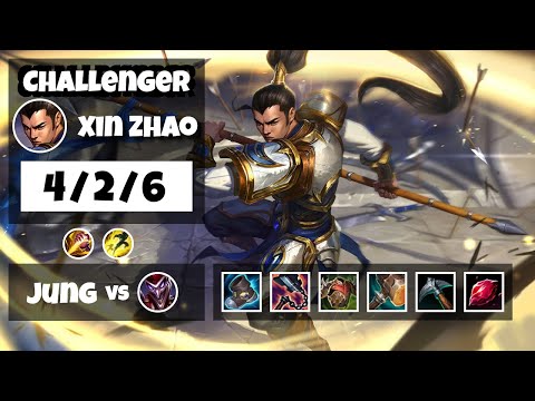 Xin Zhao vs Shaco NA Challenger JUNGLE (4/2/6) - v11.18