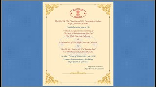 Inauguration ceremony of the New Administrative Block of Hon’ble High Court Calcutta;?>