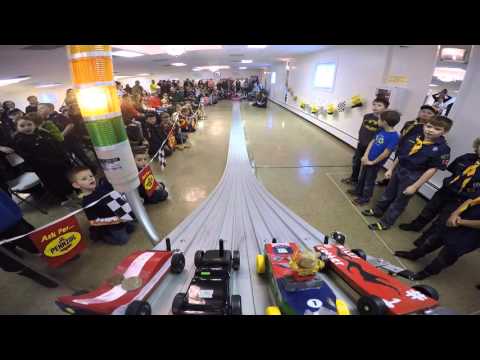 Pinewood Derby video