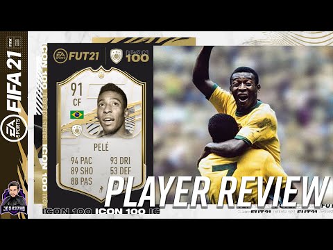 IS PELE THE GOAT IN FIFA 21? 91 BASE ICON PELE PLAYER REVIEW! FIFA 21 ULTIMATE TEAM