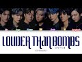 BTS Louder Than Bombs Low Pitch Color Coded Lyrics Eng Rom Han 가사
