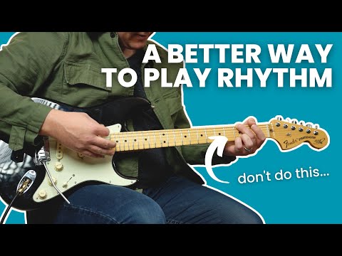 How to play better rhythm chords on electric guitar