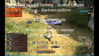 Blade and Soul - Guard Insignia - Ivory Specter Outfit