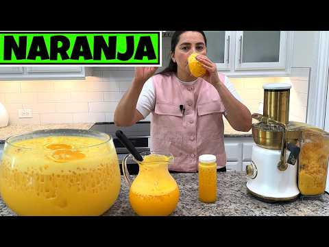 Jugo de naranja 100% natural -  para **FIESTAS y NEGOCIO** 🥳💰