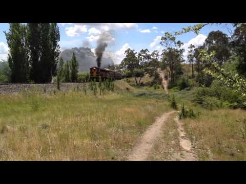4473 heritage locomotive at Kandos