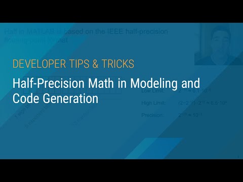 Half Precision Math in Modeling and Code Generation