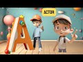 ABC song | nursery rhymes | a for apple | abc phonics song for toddlers | #alphabet