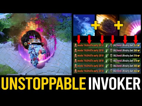 THIS INVOKER IS UNSTOPPABLE | EPIC MASTER TIER INVOKER vs DENDI TINY MID | Dota 2 Invoker