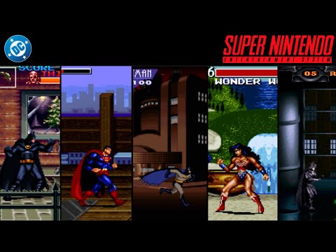 DC Superheroes Games for SNES (Super Famicom)