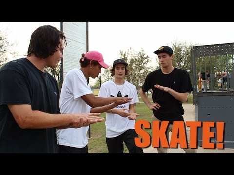 SKATE Nick VS Mikey VS Rick VS Matt Round Rail