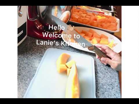 How to Freeze a Cantaloupe and Sealed | Frozen Cantaloupe