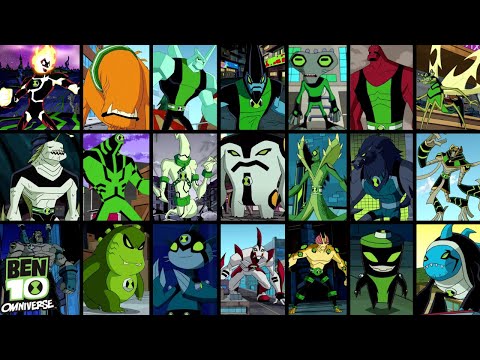 EVERY CLASSIC ALIENS TRANSFORMATIONS IN OMNIVERSE | BEN 10