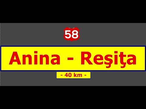 DN 58: Anina - Reşiţa (2x) - July 5, 2015