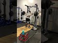 445lbs x 6 ( high bar ) #gorillamind #moreplatesmoredates #turkesterone #powerlifter #natural
