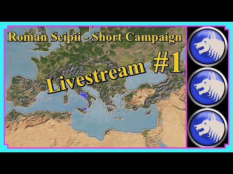 House of the Scipii | Short Campaign Live | Rome Total War | Very Hard | 8,000 Subscriber Special