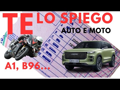 TUTTE LE PATENTI SPIEGATE  (di auto e di moto)