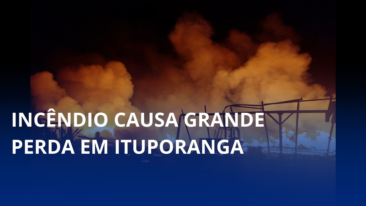 Incêndio causa grande perda em Ituporanga