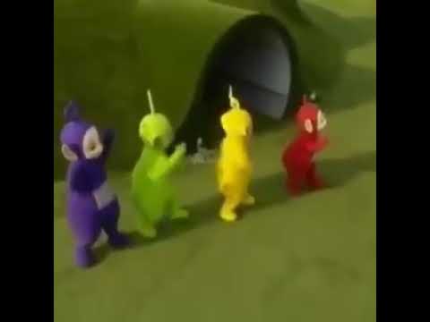 teletubbies synchronized with a music #short