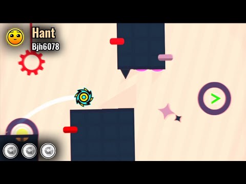 "Hant" by Bjh6078 (3 coins) | Geometry Dash.