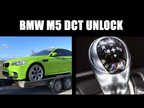 BMW M5 F10 UNLOCK THE TRANSMISSION (DCT)