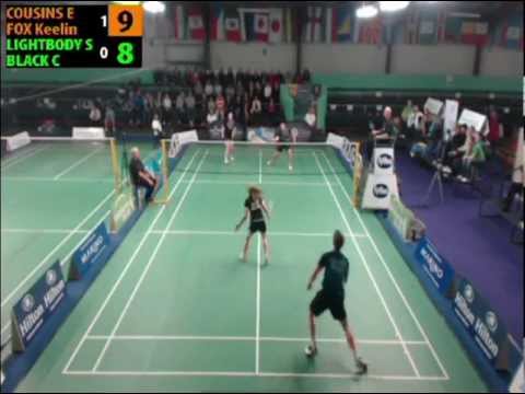 Fyffes Irish Future Series 2012 - Mixed Doubles Final, Set 2 (Cousins & Fox vs Lightbody & Black)
