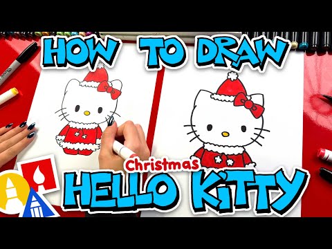 How To Draw Christmas Hello Kitty
