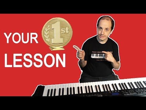 The BEST 1st Piano Lesson for Beginner Students
