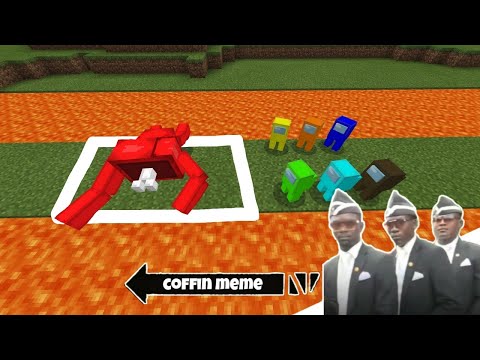 Coffin Meme "Among Us" Traps Edition Part 6 - Minecraft
