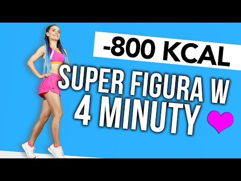 TABATA 🔥 TRENING ODCHUDZAJĄCY -800 KCAL 🔥 SUPER FIGURA W 4 MINUTY 🔥