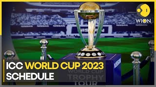 ICC world cup 2023 schedule: Fixtures announced, check out the full schedule | WION Sports