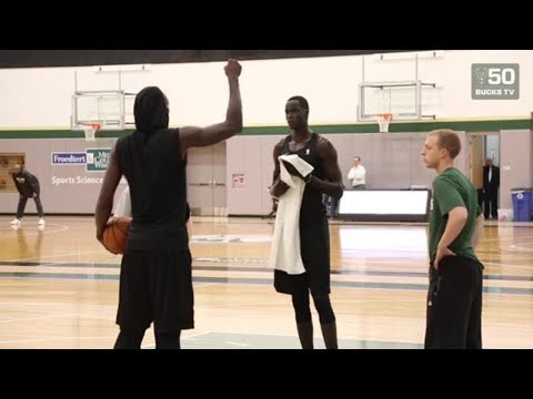Thon Maker Trains With NBA Legend Kevin Garnett