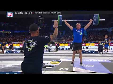 Samuel Kwant, 1RM snatc event, CrossFit Games 2017